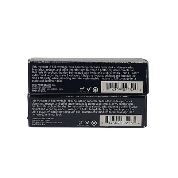 2 Pack, Lune+Aster Hydraglow Concealer 5 Deep Almond 0.17 oz - Picture 4 of 7
